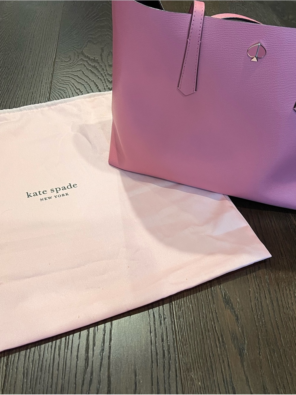kate spade coral pink leather tote - Picture 10 of 10